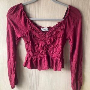 Urban Outfitters Red Crop Top